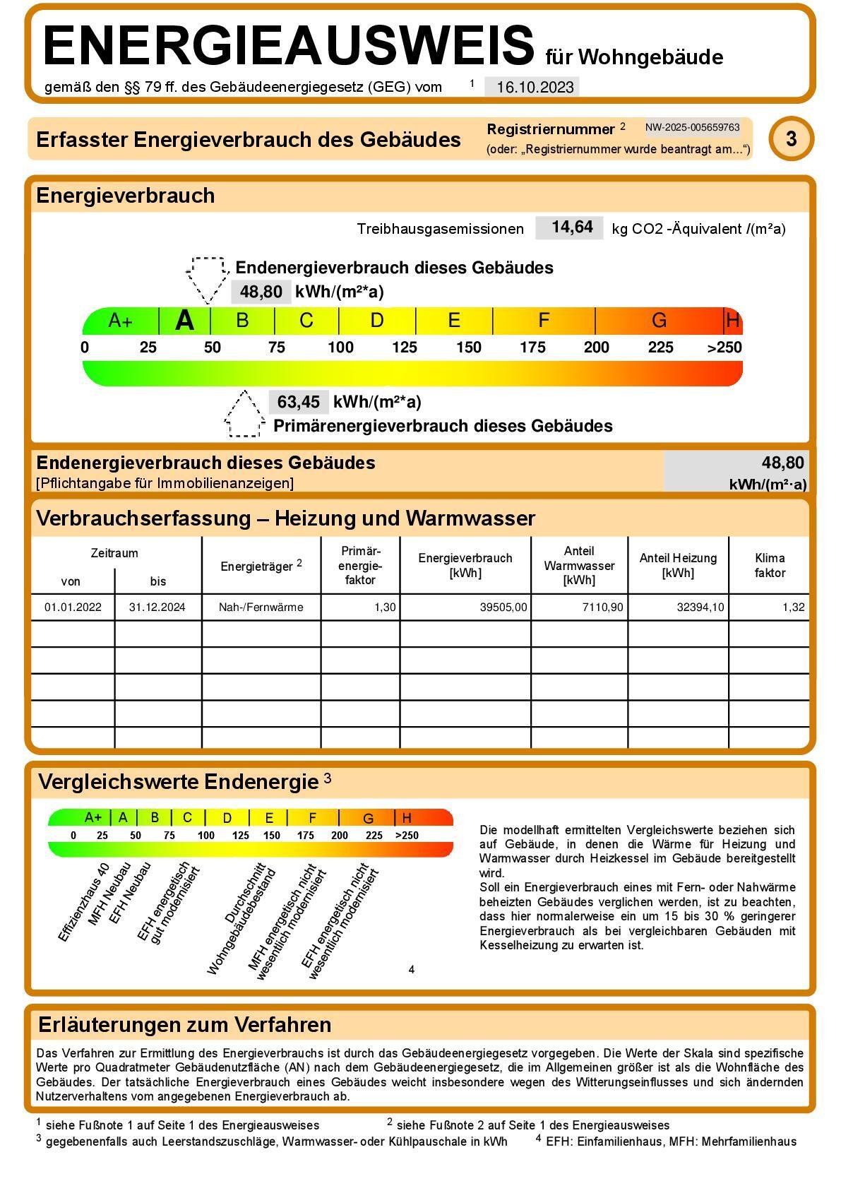 Verbrauchsausweis