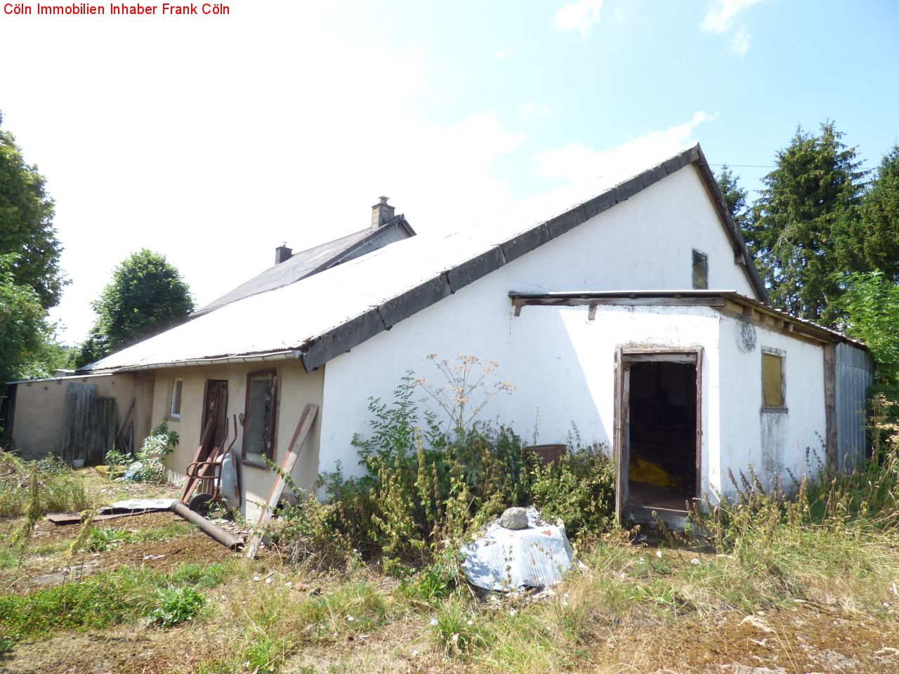 Immobilien Hellenthal Alleinlage Bauernhaus Scheune Stallungen